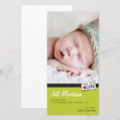 PHOTO BIRTH ANNOUNCEMENT :: made with love 1 案内状 (正面/裏面)