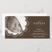 PHOTO BIRTH ANNOUNCEMENTS :: sweet開花5L 案内状 (正面/裏面)