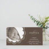 PHOTO BIRTH ANNOUNCEMENTS :: sweet開花5L 案内状 (スタンド正面)