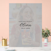 Photo Birthday Guest Signature アクリルサイン (ウェディング)