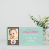 PHOTO BIRTHDAY PARTY招待状:：カップケーキ1L (スタンド正面)