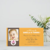 PHOTO BIRTHDAY PARTY招待状:：カップケーキ2L (スタンド正面)