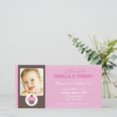 PHOTO BIRTHDAY PARTY招待状:：カップケーキ3L (スタンド正面)