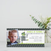 PHOTO BIRTHDAY PARTY招待状:：ロボット踊り1L (スタンド正面)