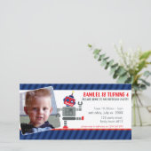 PHOTO BIRTHDAY PARTY招待状:：ロボット踊り3L (スタンド正面)