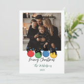 Photo Black Cat Christmas シーズンカード (スタンド正面)