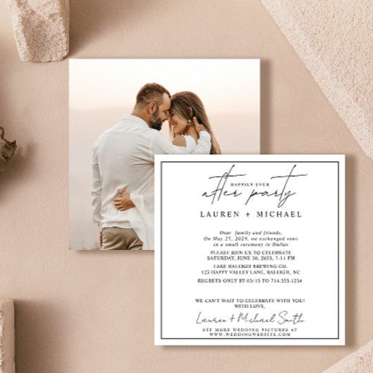 Photo Black & White'sの後に幸せ結婚に 案内状