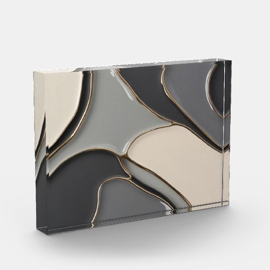 Photo block in stylish abstract graphic フォトブロック (左)