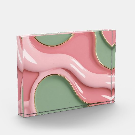 Photo block in stylish abstract graphic フォトブロック (左)