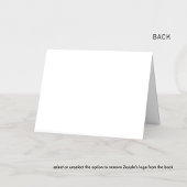 Photo, Blue Classic Monogram, Wedding Watercolor サンキューカード