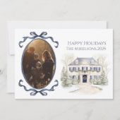 Photo Blue Manor Family Christmas シーズンカード (正面)