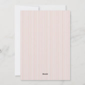 Photo Blush Ribbon Tree Christmas シーズンカード (裏面)