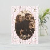 Photo Blush Snowman Christmas シーズンカード (スタンド正面)