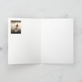 photo bohême romantique balançoire jeune fille カード (内部)