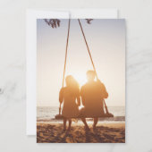 Photo Boho Wildflower 結婚's 招待状 (裏面)