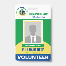 Photo Bolantier Non-Profit NGO Any Colorテンプレート バッジ