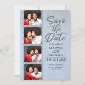 Photo Boothブックマークをテーマにしたおもしろい保存日 セーブザデート (正面)