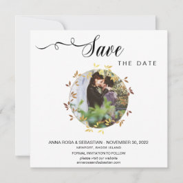 *~* PHOTO Botanical Boho Wedding Save The Date セーブザデート