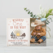 Photo Brown Widest One In The West 1st Birthday 招待状 (スタンド正面)