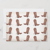 Photo Brown Widest One In The West 1st Birthday 招待状 (裏面)