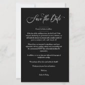 Photo Budget Black White Minimalist Vellum Effect (裏面)