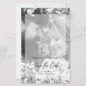 Photo Budget Black White Minimalist Vellum Effect (正面)