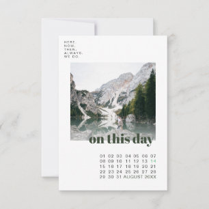 Photo & Calendar シンプルタイポグラフィー・セーブ・ザ・デート