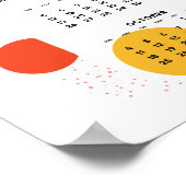 Photo Calendar 2026 Choose Happiness Poster 18x24 ポスター (角)