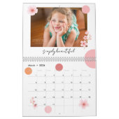 Photo Calendar 2026 Pretty Floral Motivational カレンダー (3月 2026)