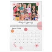 Photo Calendar 2026 Pretty Floral Motivational カレンダー (2月 2026)