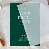 Photo Card for Vellum Wedding Invitations 招待状