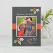 Photo Cartes de Noël | Paix Amour et Joie シーズンカード (スタンド正面)