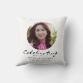 Photo Celebration of Life Memorial Keepsake クッション (裏面)