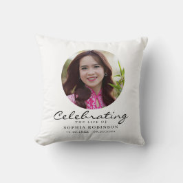 Photo Celebration of Life Memorial Keepsake クッション
