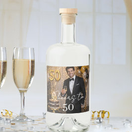 Photo cheers birthday party リキュールボトルラベル