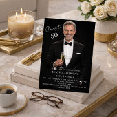 Photo cheers guy birthday 招待状