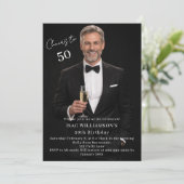 Photo cheers guy birthday 招待状 (スタンド正面)