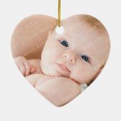 PHOTO CHRISTMAS ORNAMENT :: メリー & bright 1 セラミックオーナメント (裏面)