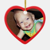 Photo Christmas Ornament - your photo セラミックオーナメント (正面)