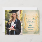 Photo Clinical Physical Therapy Graduation 案内状 (正面)