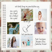 Photo Collageモダン We Love You Grand 最高の Ever ノートブック