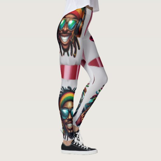 Photo Collage レギンス (右)