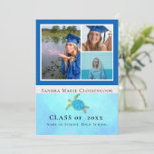 Photo Collage 航海の Blue Starfish卒業アン 案内状 (スタンド正面)