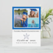 Photo Collage 航海の Blue Starfish卒業生 案内状 (スタンド正面)