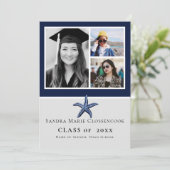 Photo Collage 航海の Starfish Navy卒業 案内状 (スタンド正面)