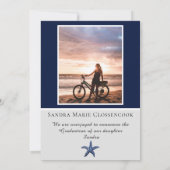 Photo Collage 航海の Starfish Navy卒業 案内状 (裏面)