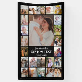 Photo Collage 24 Picture Custom 3x5 Vertical Party 横断幕