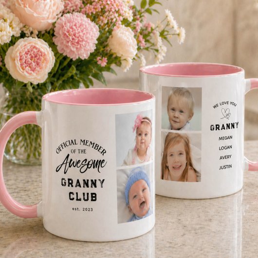 Photo Collage Awesome GRANNY Mug マグカップ