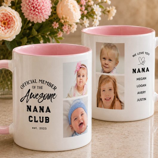 Photo Collage Awesome NANA Mug マグカップ