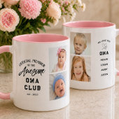Photo Collage Awesome OMA Mug マグカップ